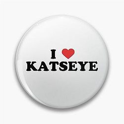I love Katsye Sticker Pin