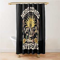 Katseye Beautiful Chaos World Tour Gnarly Soft is Strong Shower Curtain