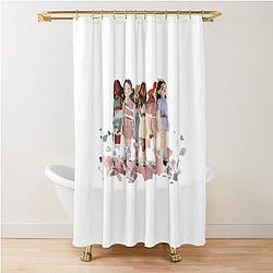 Sophia Katseye Merch Shower Curtain
