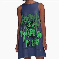 Katsuyeon Girl group vintage concert A-line dress