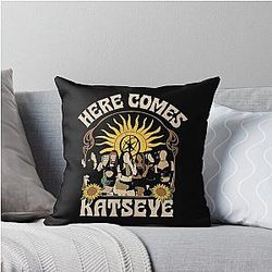 Katseye Beautiful Chaos World Tour Gnarly Soft is Strong Throw Pillow