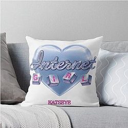 Internet Girl Katseye Clothing Throw Pillow