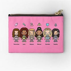 Kats Eye Dream Charm With Name Zipper Pouch