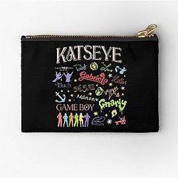 Katseye Beautiful Chaos World Tour Gnarly Soft is Strong Zipper Pouch