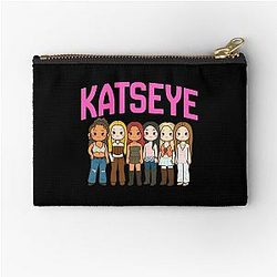 Katseye 
Beautiful Chaos World Tour 
Gnarly Soft is Strong Zipper Pouch