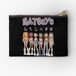 Katseye Beautiful Chaos World Tour Gnarly Soft is Strong Zipper Pouch