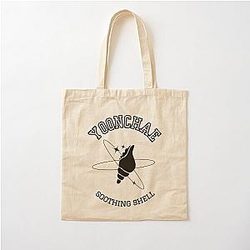 KATSEYE Yoonchae Soothing Shell DREAM CHARM ART Cotton Tote Bag