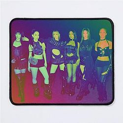 Psychedelic Katseye Mouse Pad
