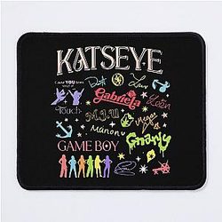 Katseye Beautiful Chaos World Tour Gnarly Soft is Strong Mouse Pad