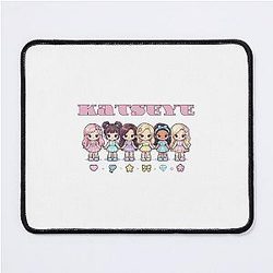 Katseye Music K-Pop Graphic Katseye Gnarly Chibi Mouse Pad