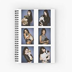 Katseye photocards individual Spiral Notebook