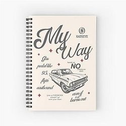 KATSEYE My Way Art Spiral Notebook