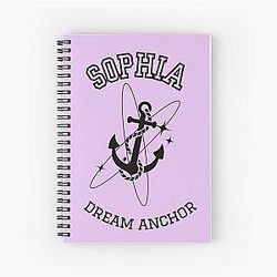 KATSEYE Sophia Dream Anchor CHARM Spiral Notebook