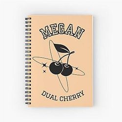 KATSEYE Megan DREAM CHARM ART Spiral Notebook