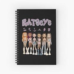Katseye Beautiful Chaos World Tour Gnarly Soft is Strong Spiral Notebook