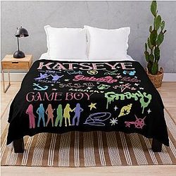 Katseye Kpop, The Beautiful Chaos Tour, Katseye Gnarly Throw Blanket