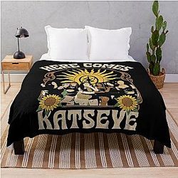 Katseye Beautiful Chaos World Tour Gnarly Soft is Strong Throw Blanket