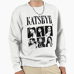 Katseye Retro 90s Graphic Kpop Girl Group Music Tour 2025 Pullover Sweatshirt
