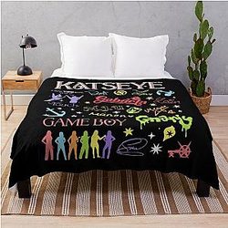Katseye Beautiful Chaos World Tour Gnarly Throw Blanket
