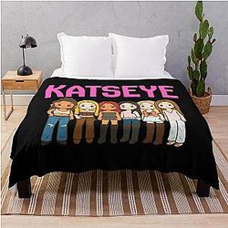 Katseye Beautiful Chaos World Tour Gnarly Soft is Strong Throw Blanket