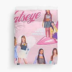 Katseye Duvet Cover
