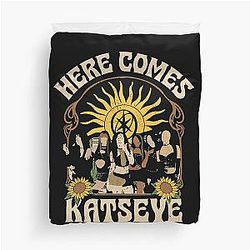 Katseye Beautiful Chaos World Tour Gnarly Soft is Strong Duvet Cover