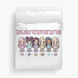 Katseye K-Pop Graphic Duvet Cover