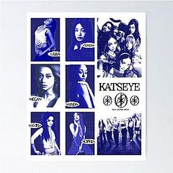 Blue Katseye K-Pop Poster