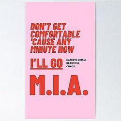 M.I.A. by Katseye Poster