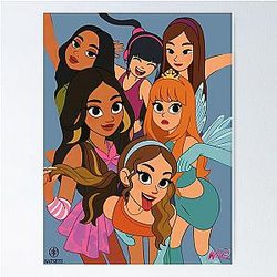 Katseye Winx design Poster