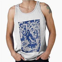 GNARLY KATSEYE BLUE COMIC TANK TOP