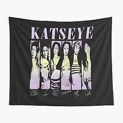 Vintage Katseye Music, Kpop Graphics, Beautiful Chaos Tapestry