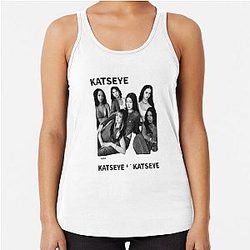 Kasseye B&W Racerback Tank Top
