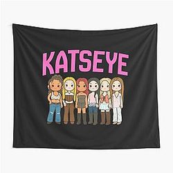 Katseye Beautiful Chaos World Tour Gnarly Soft is Strong Tapestry