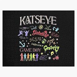 Katseye Beautiful Chaos World Tour Gnarly Soft is Strong Jigsaw Puzzle