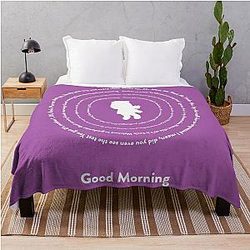 Good Morning Kanye West Throw Blanket