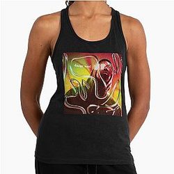Trippy Kanye West Racerback Tank Top