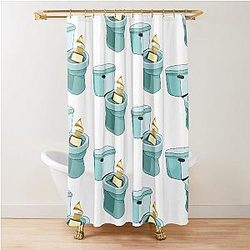 Grammy in the toilet Kanye West Shower Curtain