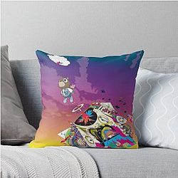 Kanye West Graduation Throw Pillow