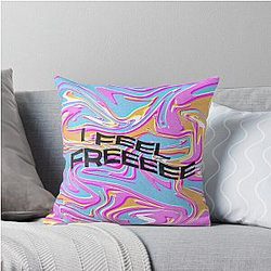 I Feel Free Kanye West Throw Pillow