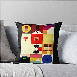 Kanye West Discography Throw Pillow