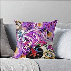 Kanye West Graduation Throw Pillow