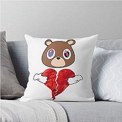 Kanye West Graduation Bear Sticker Pillow