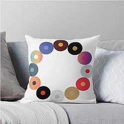 Kanye West Albums Throw Pillow