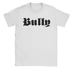 White Minimalist Bully Album Artwork Tee NTAN0503 Kanye West T-Shirts