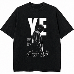 Ye Big Typography Signature LA2508 Kanye West T-Shirts