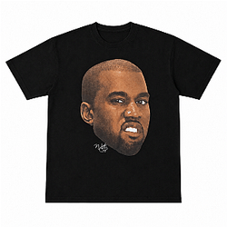 Grillz Portrait Face LA2508 Kanye West T-Shirts