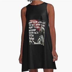 Kanye West Yeezus Concert Vibes Gift A-Line Dress