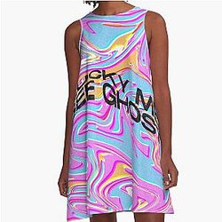 Lucky Me I See Ghosts Kanye West A-Line Dress