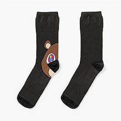 Kanye West Graduation Bear Socks